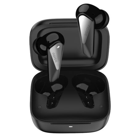 Noise Buds N1 Pro Truly Wireless Earbuds with Metallic Finish, ANC(Upto 30Db), 60H of Playtime, Dual Pairing, Instacharge(10 Min=200 Min), BT V5.3 ( Slate Black | Aurora Red | Chrome Beige | Chrome Green | Chrome Purple | Lunar Silver | Artic Blue | Desert Gold)