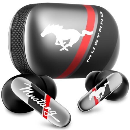 GOBOULT Mustang Dyno Earbuds with 60H Playtime, App Support, Dual Pairing, 4 Mics ENC, 45ms Low Latency, 13mm Drivers, Touch Controls, Made in India, IPX5 Ear Buds Wireless (Dyno Silver | Blue | Green | Silver | Yellow)