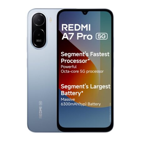 REDMI A7 Pro 5G (Black, 4GB RAM, 64GB Storage) | Segment's Fastest Processor | Segment's Largest Battery | Segment's Largest & Smoothest 6.9in 120Hz Display