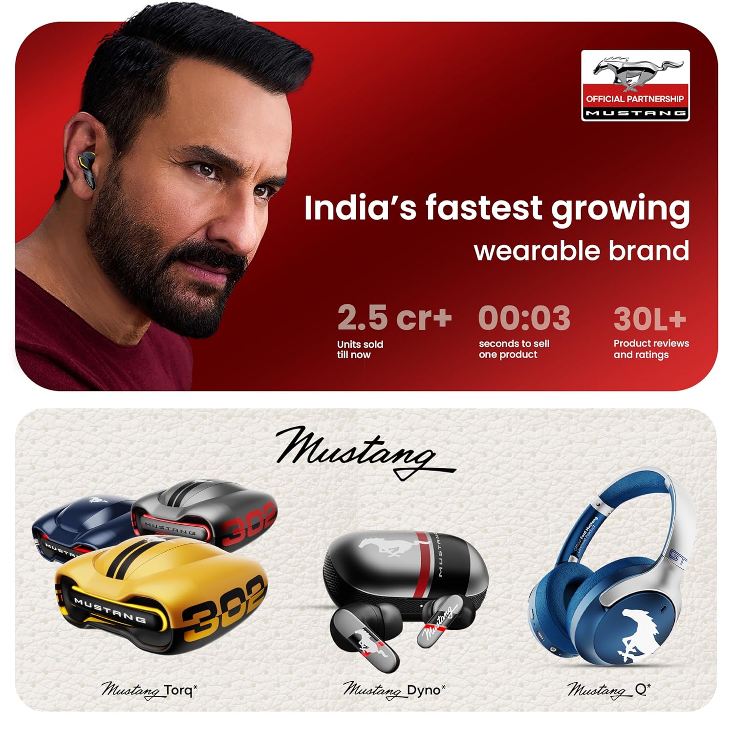 GOBOULT Mustang Dyno Earbuds with 60H Playtime, App Support, Dual Pairing, 4 Mics ENC, 45ms Low Latency, 13mm Drivers, Touch Controls, Made in India, IPX5 Ear Buds Wireless (Dyno Silver | Blue | Green | Silver | Yellow) - Image 6